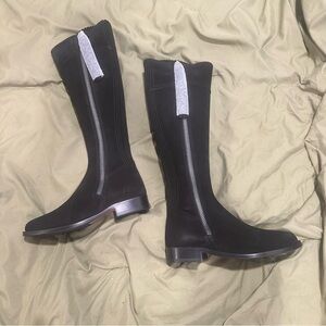 Fairfax & Favor Regina riding boots size 5 (36) new in box black suede regular